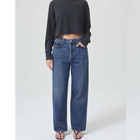 Agolde Denim - AGOLDE Low Slung Baggy Jean in Image Size 29